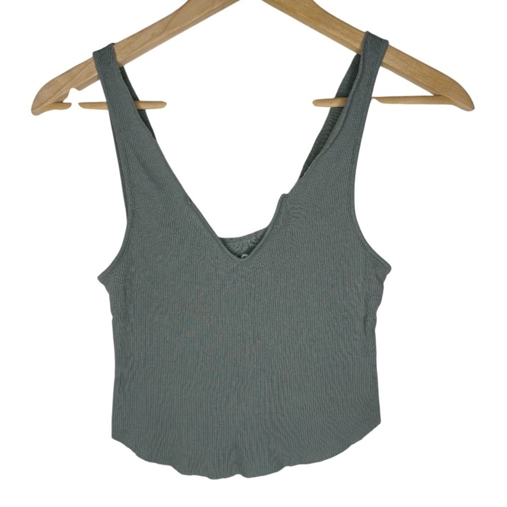 BDG | Ribbed Knit Tank Top Sage | Medium